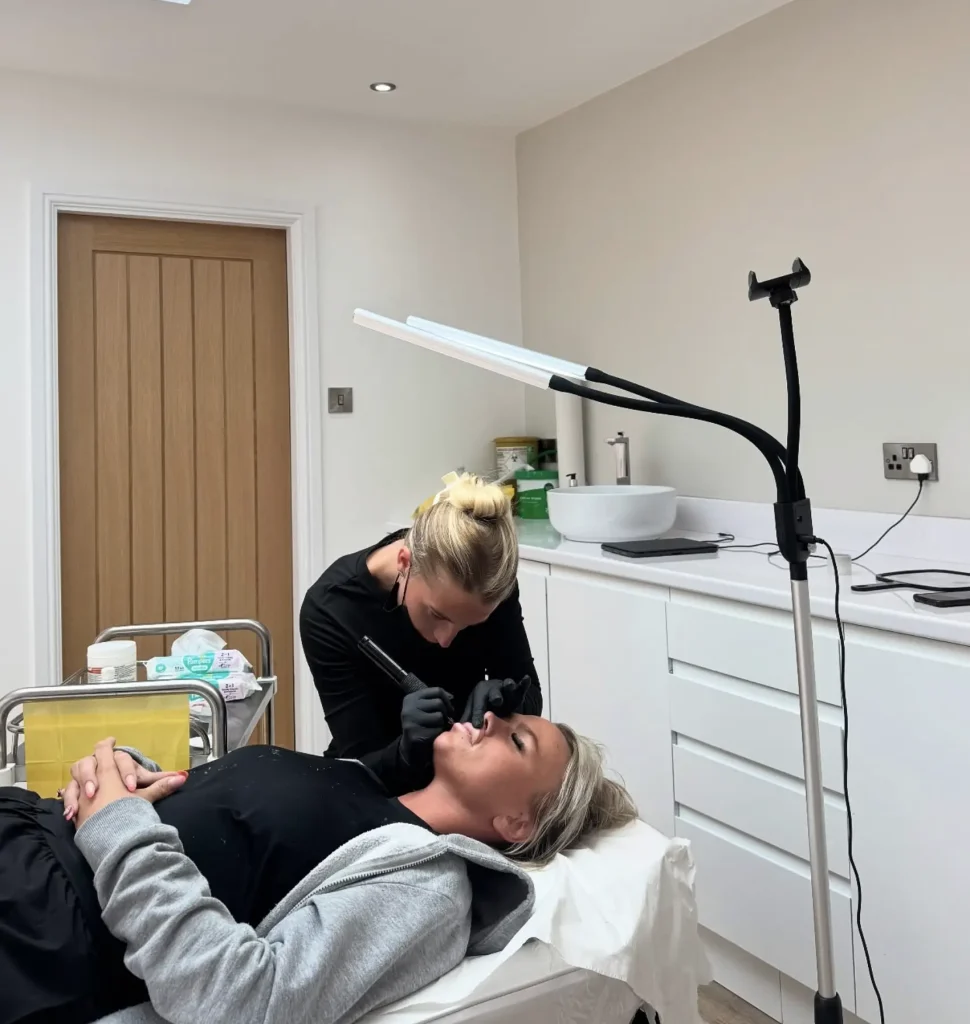 Brow tattoo artist Olha Po